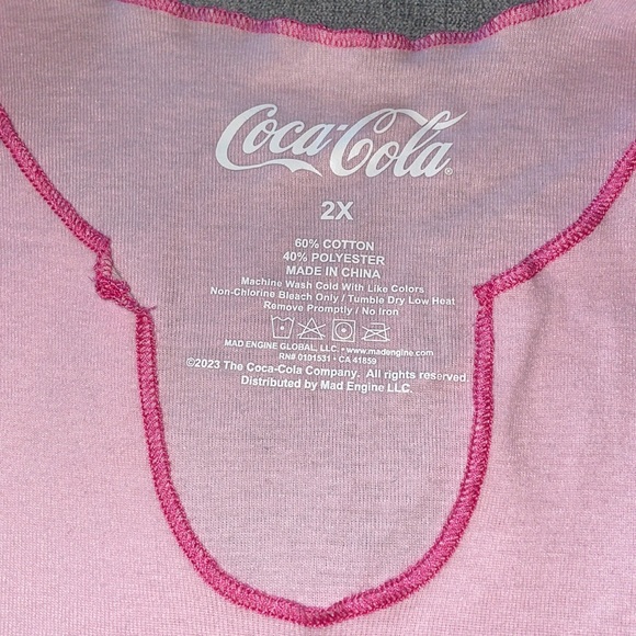 Coca Cola Miami Women’s Pink Tank Top - Picture 4 of 5